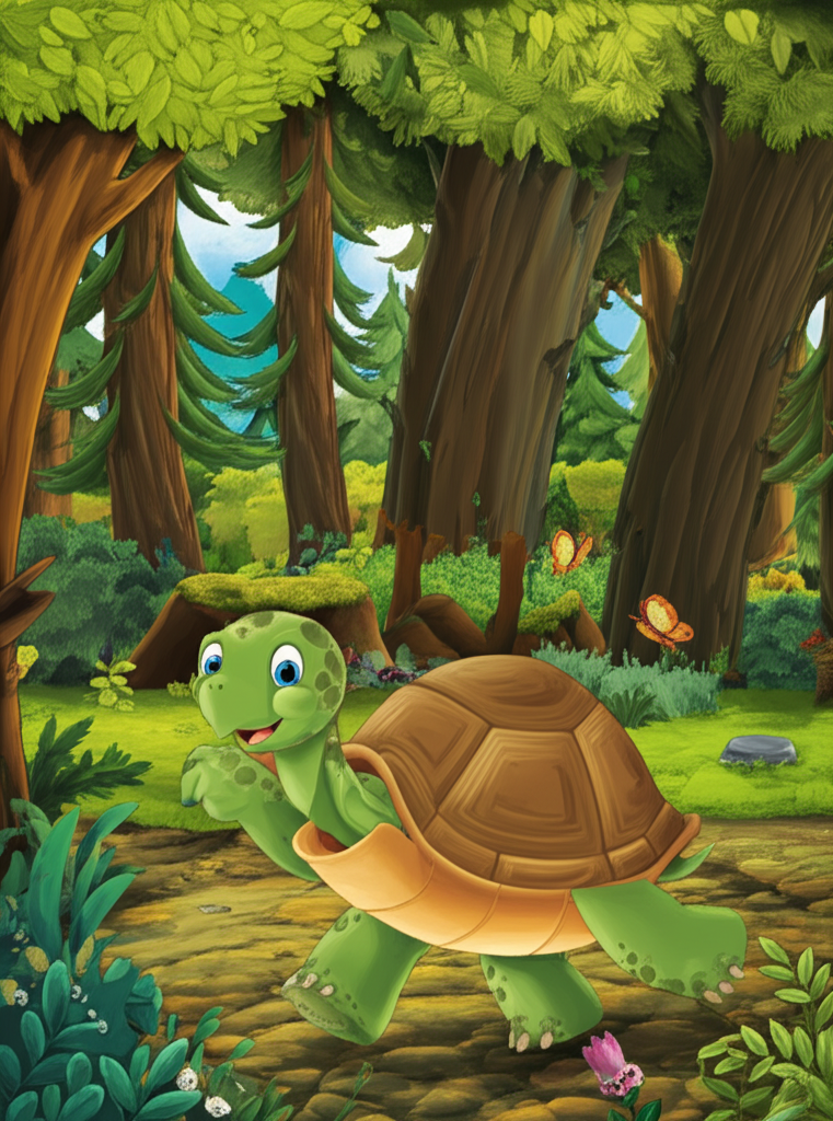 the cheerful turtle
