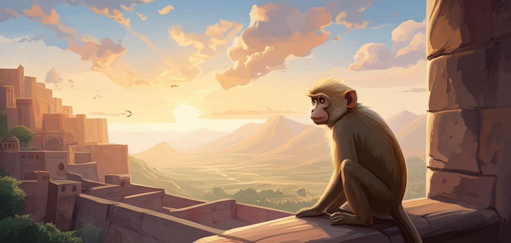 Monkey of Nahargarh 