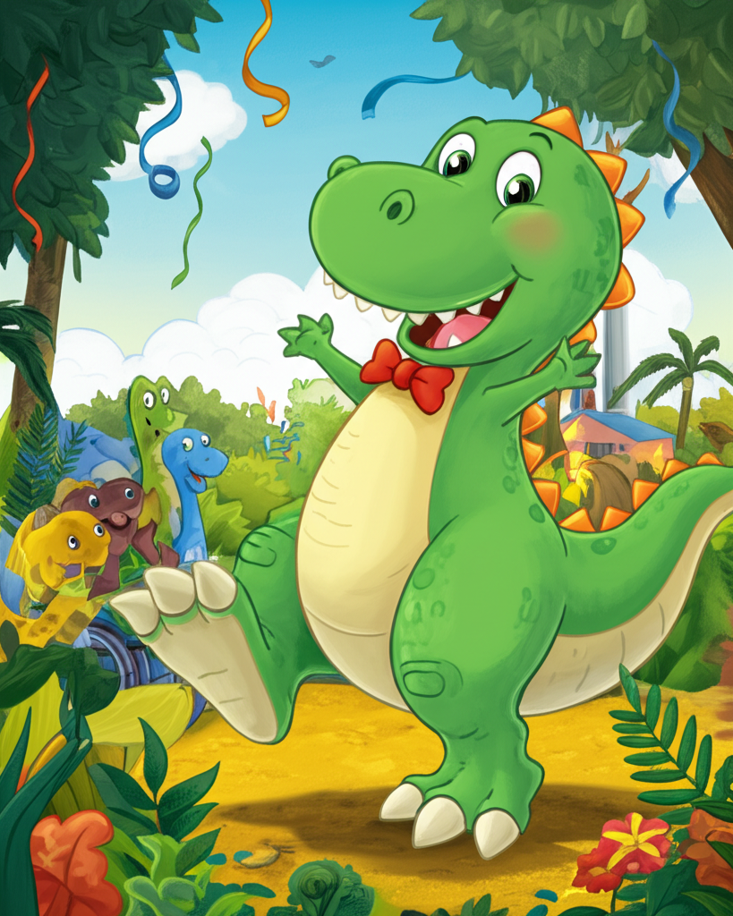 Hugo’s dinosaur dance